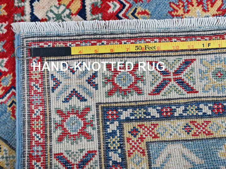 2'7" x 9'9" New Hand Knotted Blue Wool Runner Oriental Rug - MOA102458