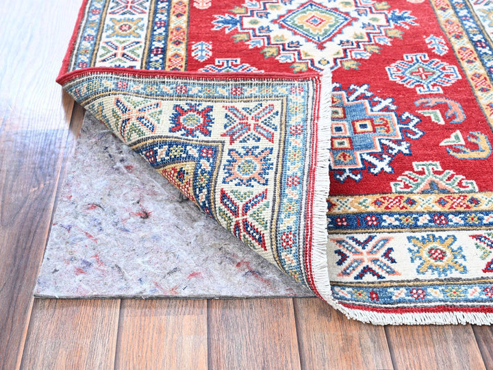 2'8" x 8'2" New Hand Knotted Red Wool Runner Oriental Rug - MOA102462