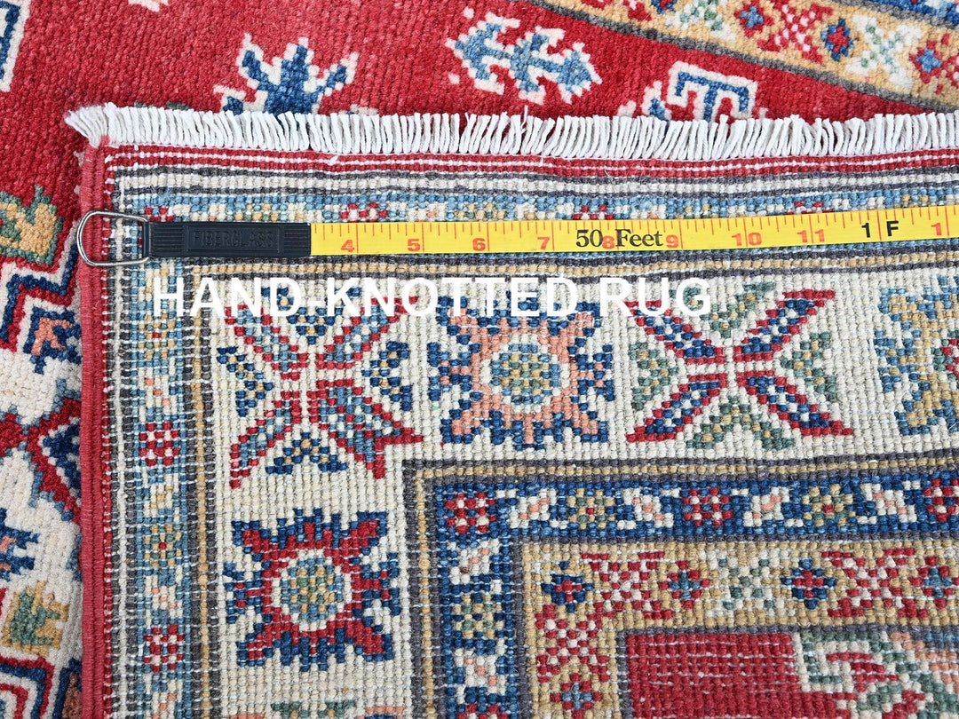 2'8" x 8'2" New Hand Knotted Red Wool Runner Oriental Rug - MOA102462