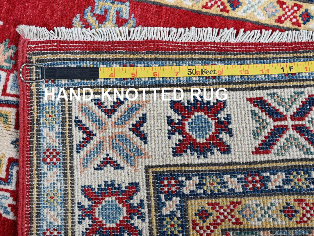 2'8" x 9'6" New Hand Knotted Red Wool Runner Oriental Rug - MOA102463