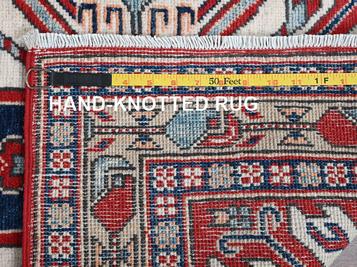2'9" x 9'10" New Hand Knotted Red Wool Runner Oriental Rug - MOA102466