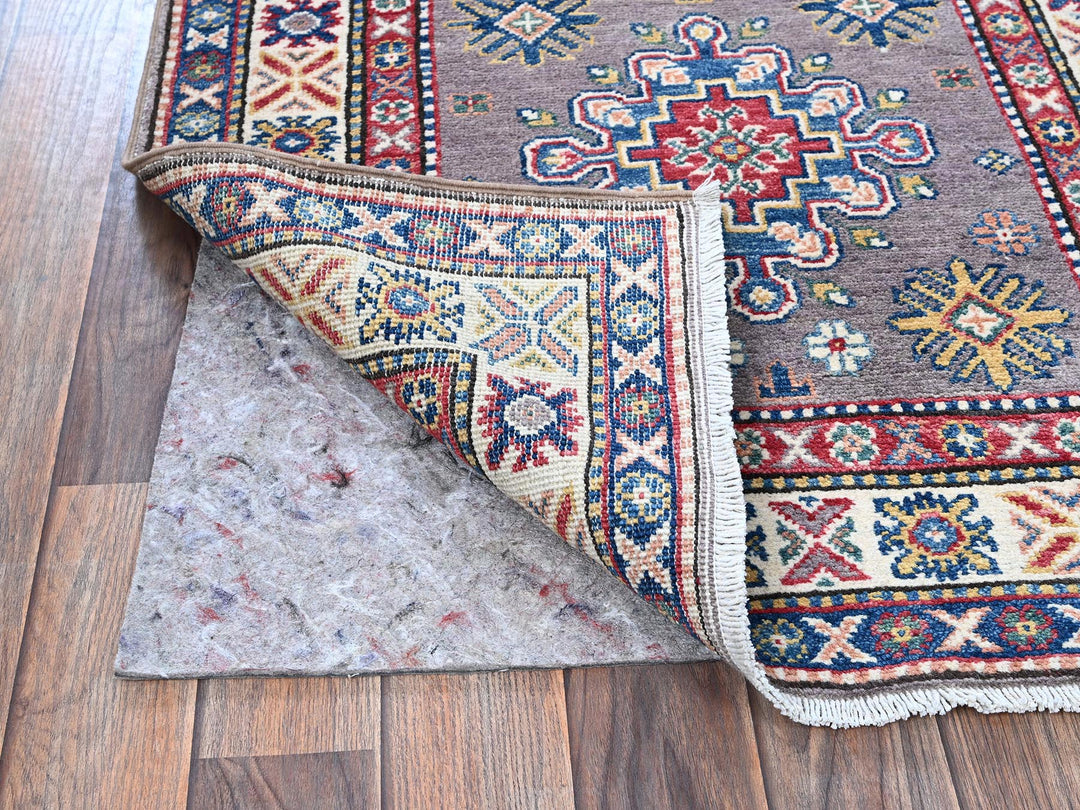 2'9" x 12'6" New Hand Knotted Grey Wool Runner Oriental Rug - MOA102472