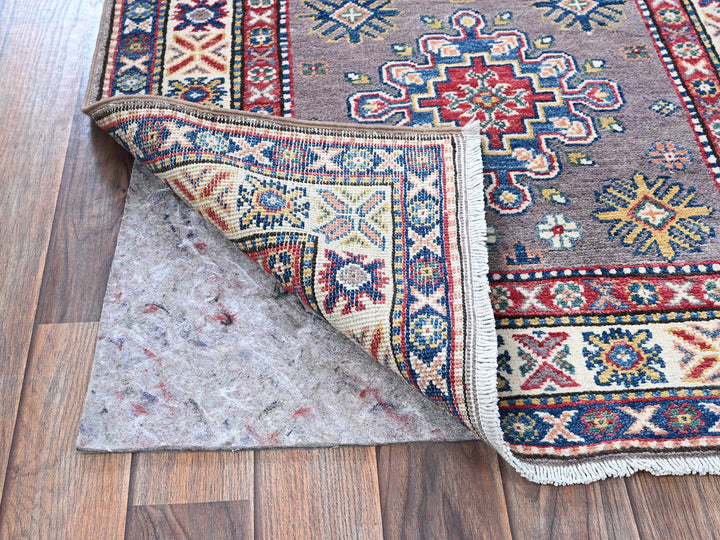 2'9" x 12'6" New Hand Knotted Grey Wool Runner Oriental Rug - MOA102472