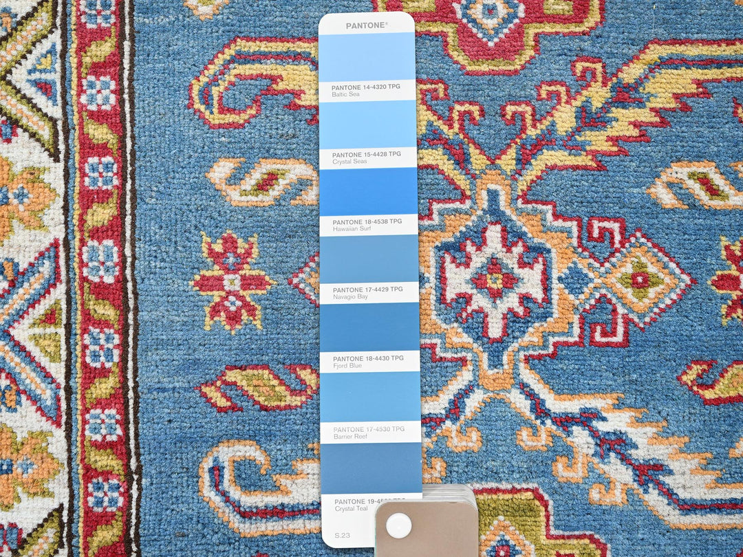 2'9" x 11'2" New Hand Knotted Blue Wool Runner Oriental Rug - MOA102475