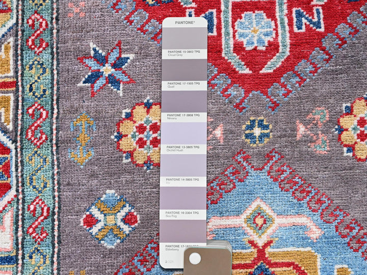 2'8" x 12'0" New Hand Knotted Grey Wool Runner Oriental Rug - MOA102477