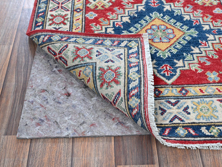 2'9" x 9'6" New Hand Knotted Red Wool Runner Oriental Rug - MOA102480