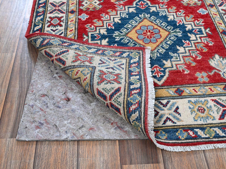 2'7" x 10'0" New Hand Knotted Red Wool Runner Oriental Rug - MOA102481