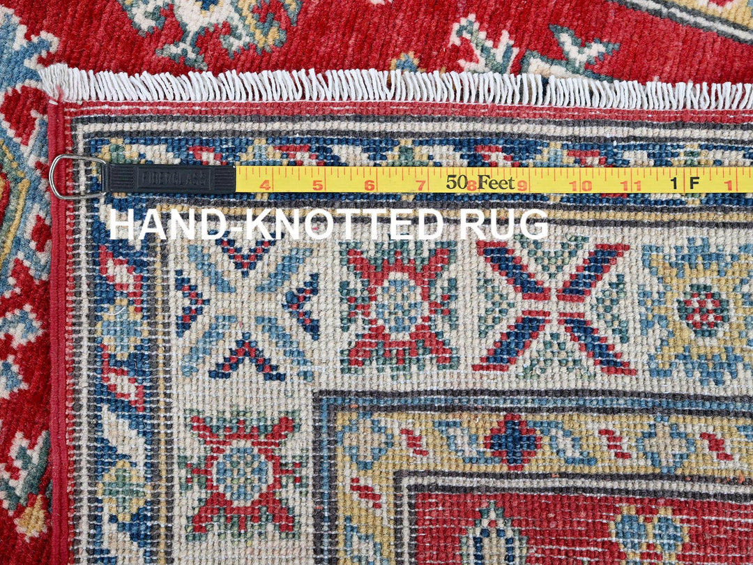 2'7" x 10'0" New Hand Knotted Red Wool Runner Oriental Rug - MOA102481