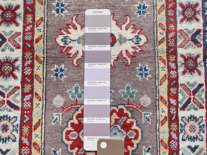 2'0" x 6'5" New Hand Knotted Grey Wool Runner Oriental Rug - MOA102486