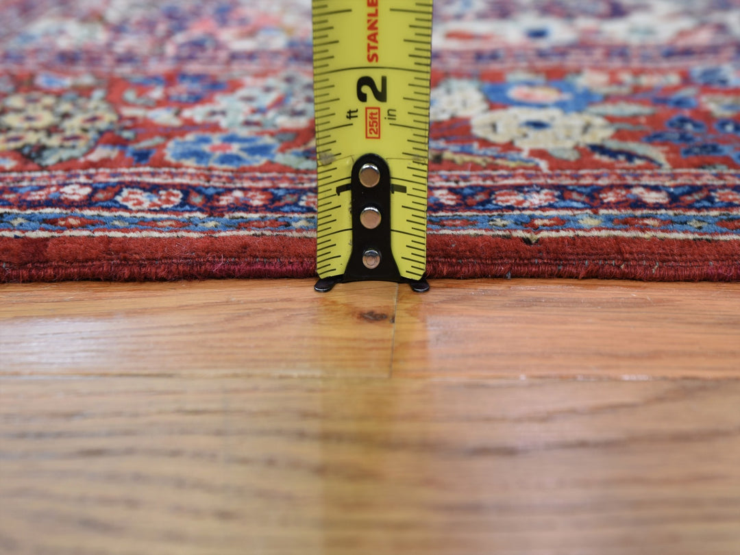 4'4" x 6'9" Vintage Hand Knotted Beige Wool Rectangle Oriental Rug - MOA10248701
