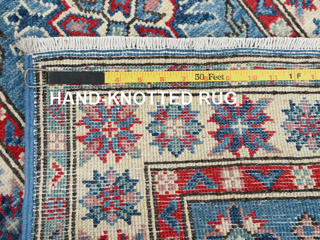 2'0" x 5'10" New Hand Knotted Blue Wool Runner Oriental Rug - MOA102502