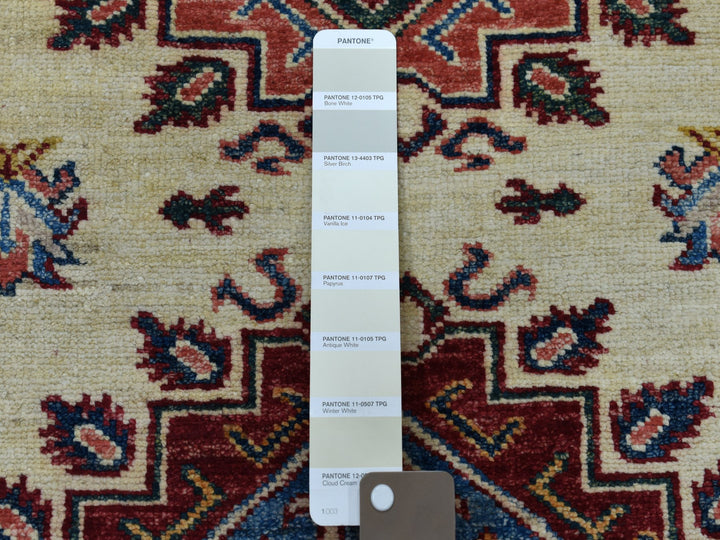 2'9" x 19'0" New Hand Knotted Ivory Wool Runner Oriental Rug - MOA10250646