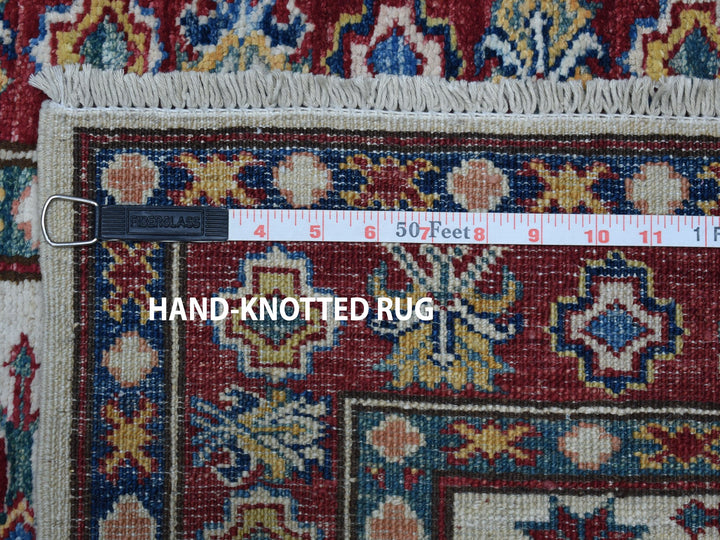 2'10" x 19'1" New Hand Knotted Ivory Wool Runner Oriental Rug - MOA10250822