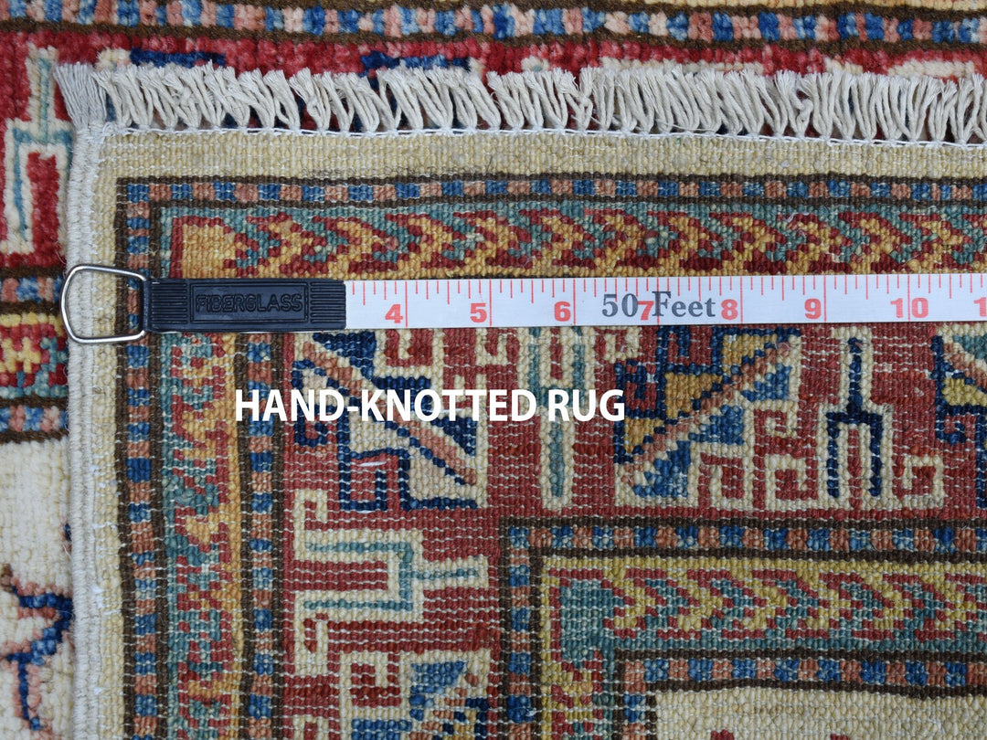 2'1" x 3'2" New Hand Knotted Ivory Wool Rectangle Oriental Rug - MOA10251013