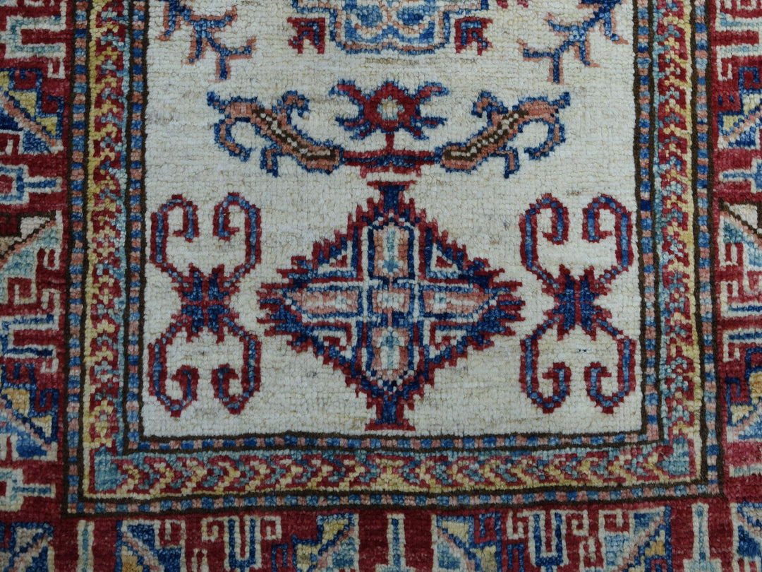 2'2" x 3'1" New Hand Knotted Ivory Wool Rectangle Oriental Rug - MOA10251020