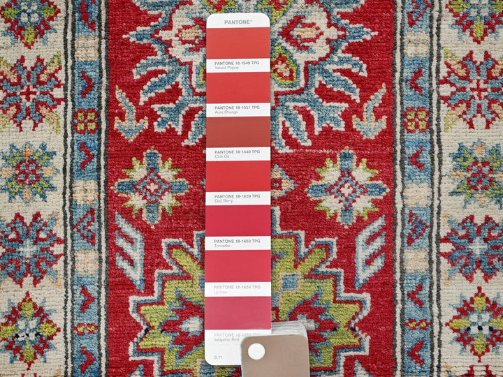 2'0" x 5'10" New Hand Knotted Red Wool Runner Oriental Rug - MOA102511