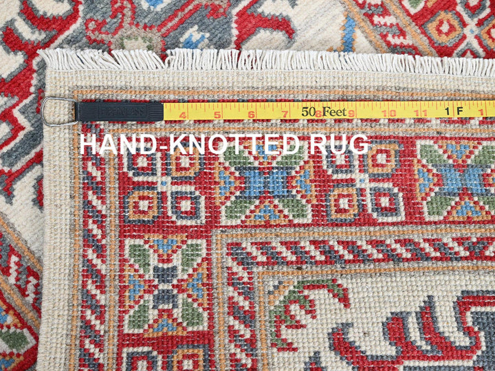 2'0" x 5'10" New Hand Knotted Ivory Wool Runner Oriental Rug - MOA102512