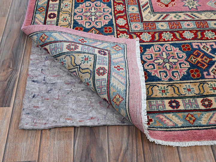 8'9" x 11'8" New Hand Knotted Pink Wool Rectangle Oriental Rug - MOA102514