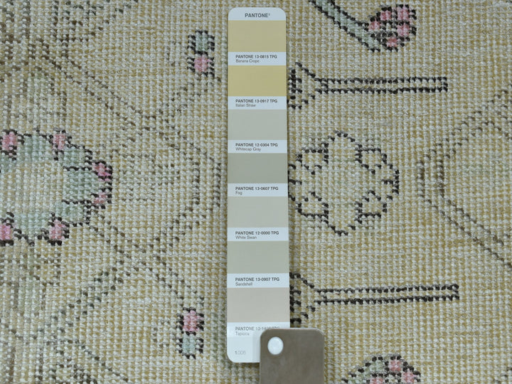 6'3" x 9'1" New Hand Knotted Overdyed Worn Wool Rectangle Oriental Rug - MOA10252129