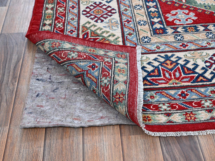 8'2" x 9'8" New Hand Knotted Red Wool Rectangle Oriental Rug - MOA102522