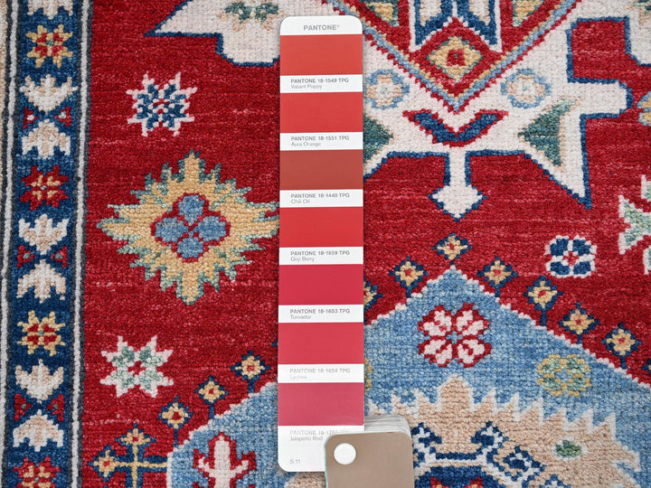8'2" x 9'8" New Hand Knotted Red Wool Rectangle Oriental Rug - MOA102522