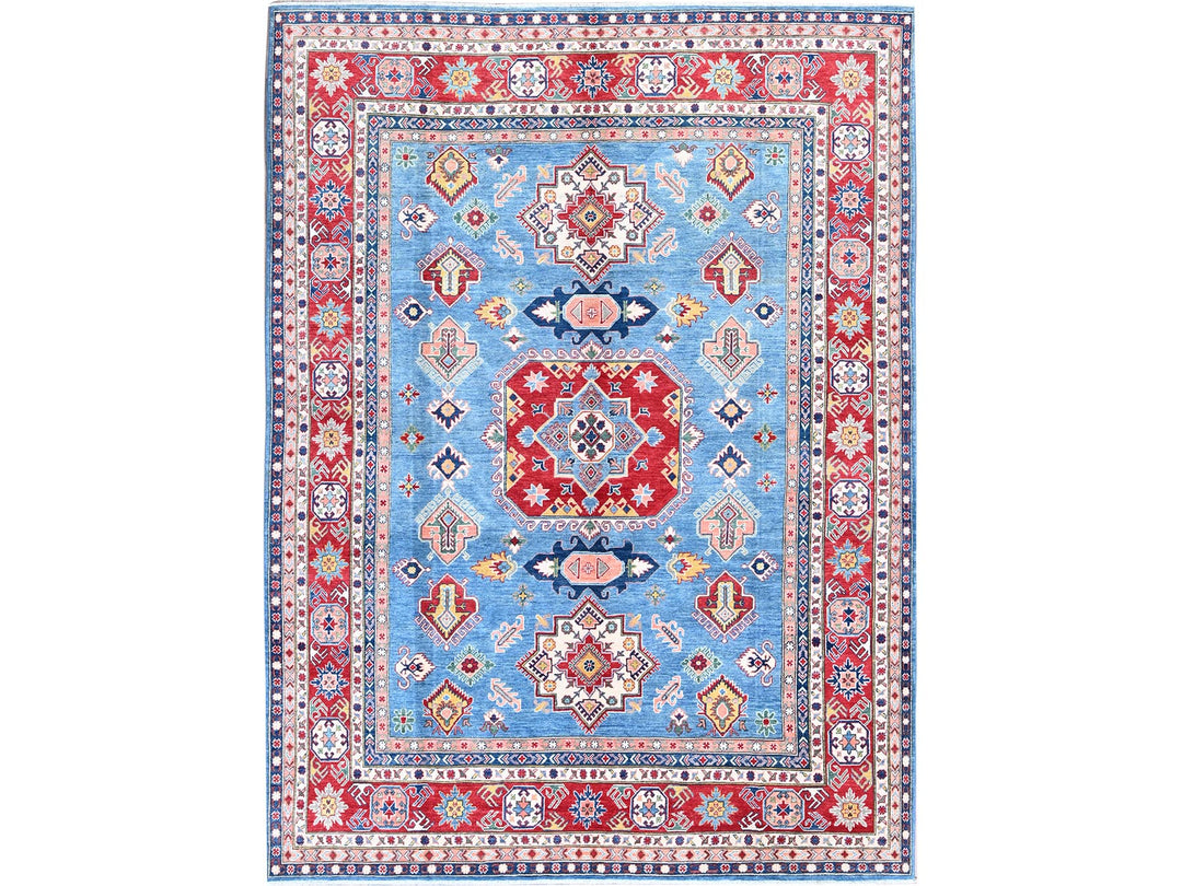 8'10" x 11'8" New Hand Knotted Blue Wool Rectangle Oriental Rug - MOA102527