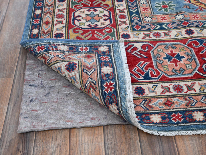 8'10" x 11'8" New Hand Knotted Blue Wool Rectangle Oriental Rug - MOA102527