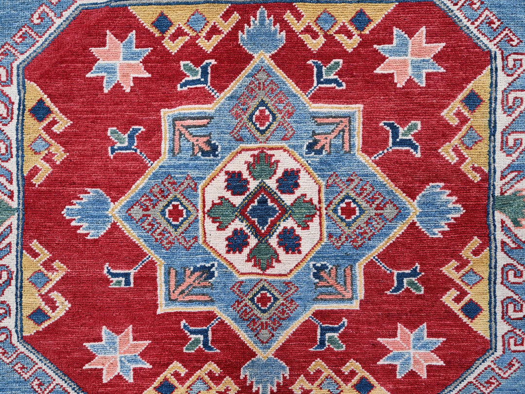 8'10" x 11'8" New Hand Knotted Blue Wool Rectangle Oriental Rug - MOA102527