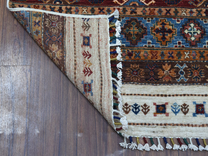 2'9" x 9'0" New Hand Knotted Red Wool Runner Oriental Rug - MOA10252865