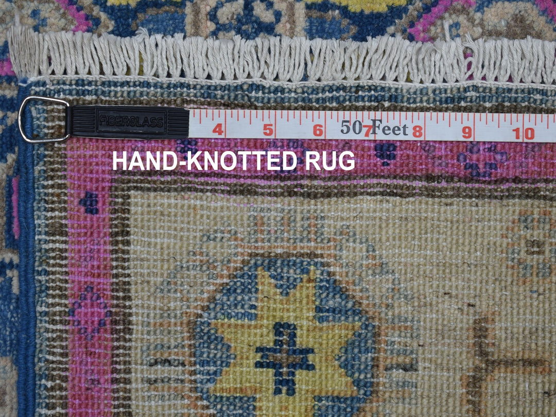 4'0" x 6'4" New Hand Knotted Blue Wool Rectangle Oriental Rug - MOA10253517