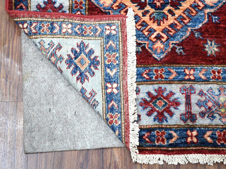 2'7" x 8'6" New Hand Knotted Red Wool Runner Oriental Rug - MOA10255536