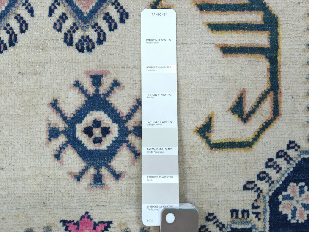 8'10" x 11'6" New Hand Knotted Pink Wool Rectangle Oriental Rug - MOA10255538