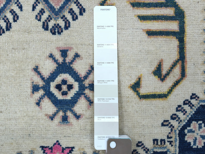 8'10" x 11'6" New Hand Knotted Pink Wool Rectangle Oriental Rug - MOA10255538