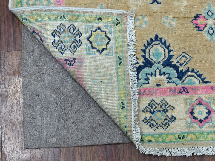 2'6" x 8'0" New Hand Knotted Grey Wool Runner Oriental Rug - MOA10255580