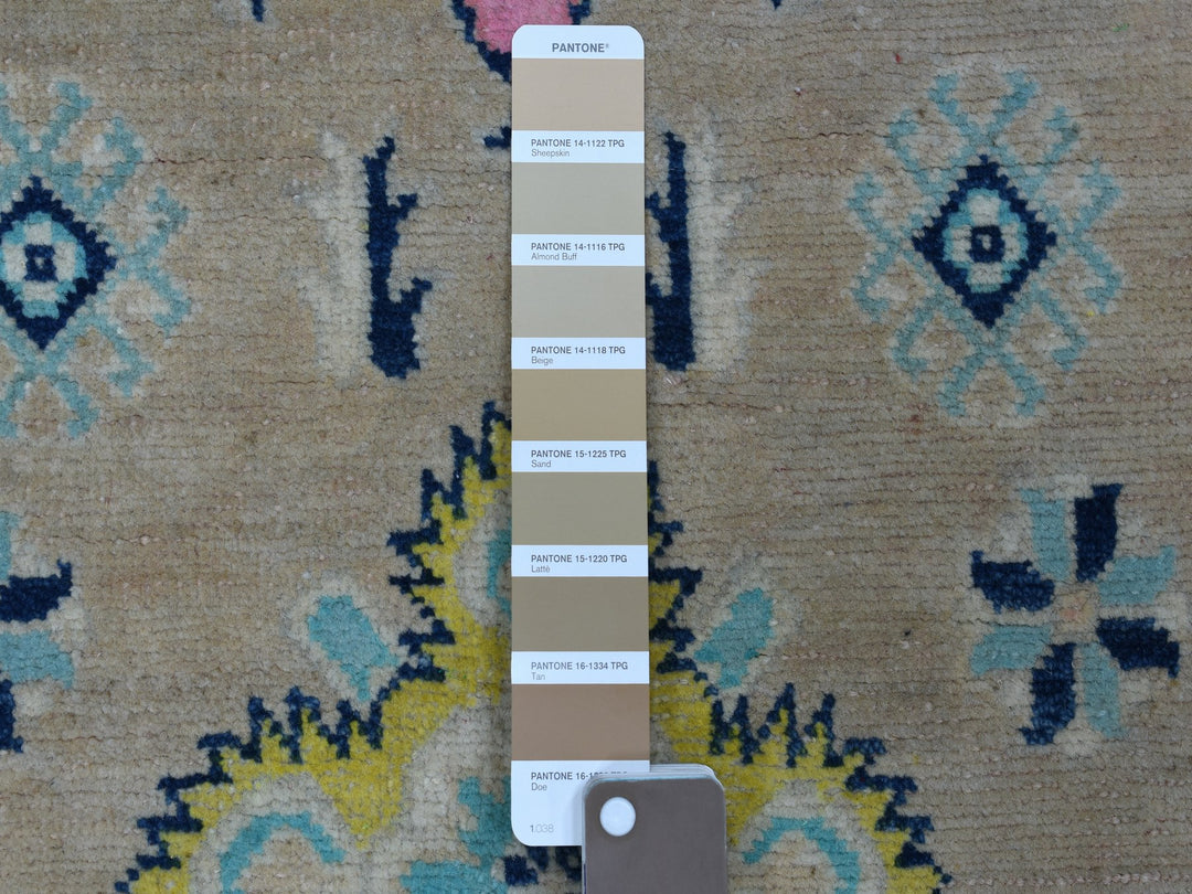 2'6" x 8'0" New Hand Knotted Grey Wool Runner Oriental Rug - MOA10255580