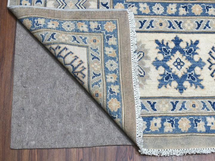 9'8" x 13'9" New Hand Knotted Grey Wool Rectangle Oriental Rug - MOA10255968