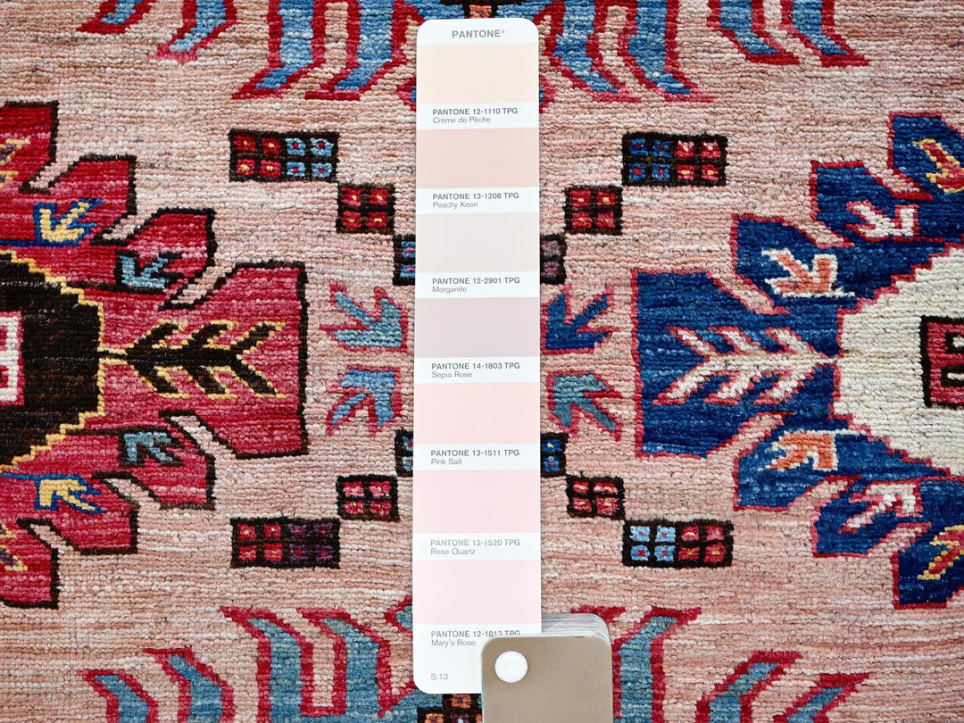 8'3" x 10'6" New Hand Knotted Orange Wool Rectangle Oriental Rug - MOA102560