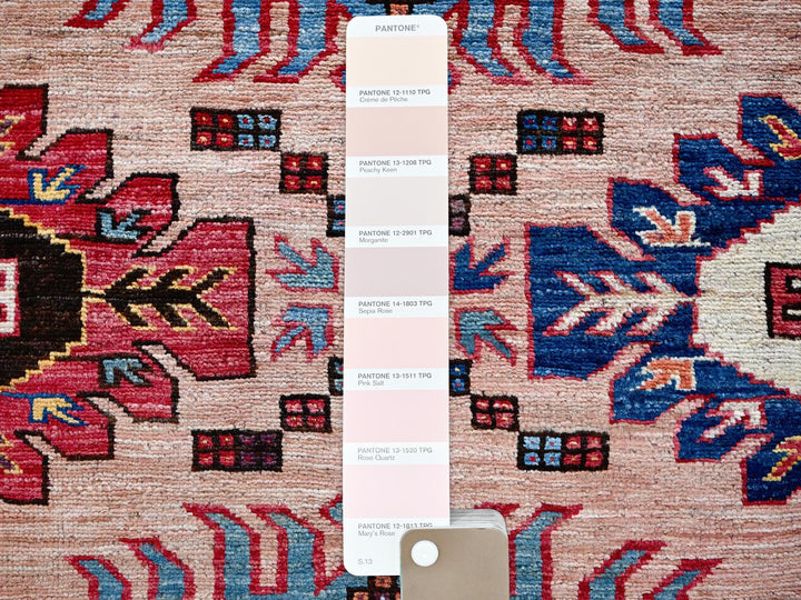 8'3" x 10'6" New Hand Knotted Orange Wool Rectangle Oriental Rug - MOA102560