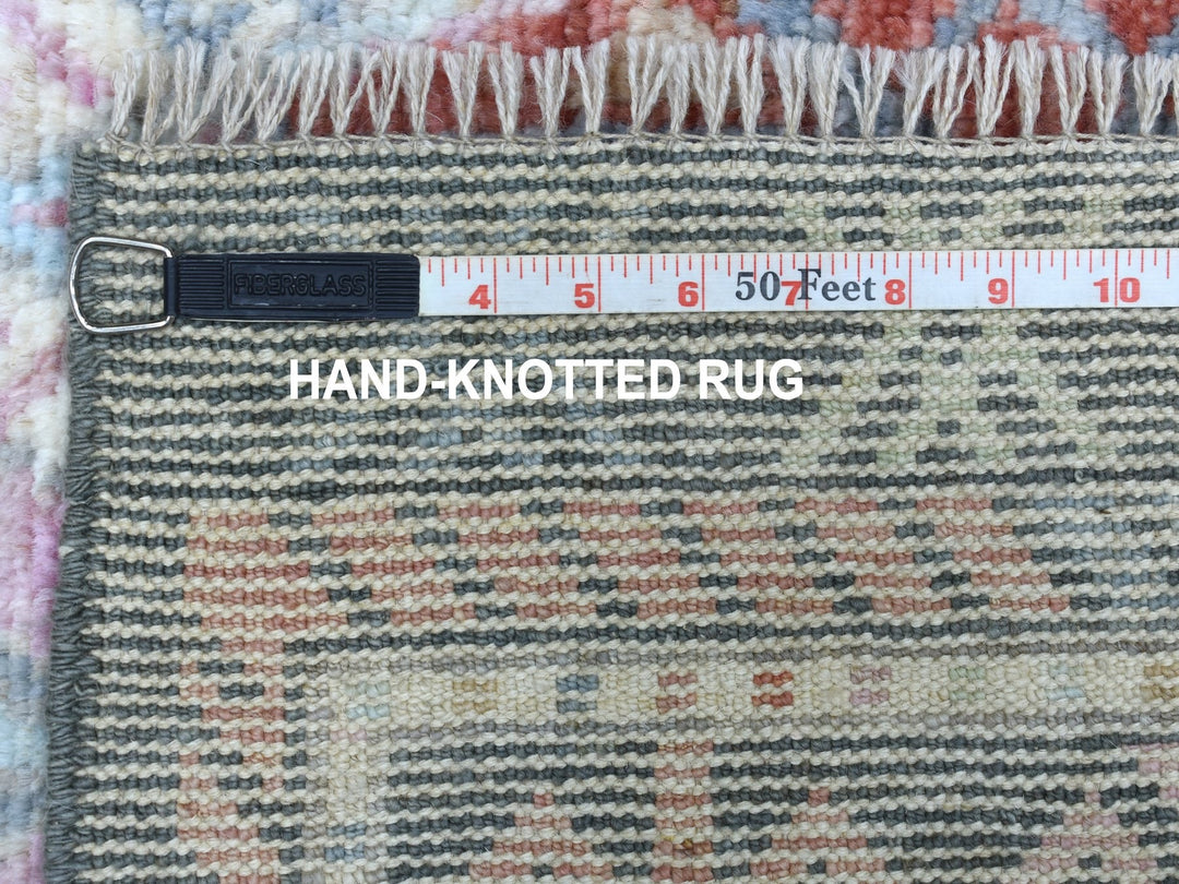 6'1" x 9'2" New Hand Knotted Black Wool Rectangle Oriental Rug - MOA10256200