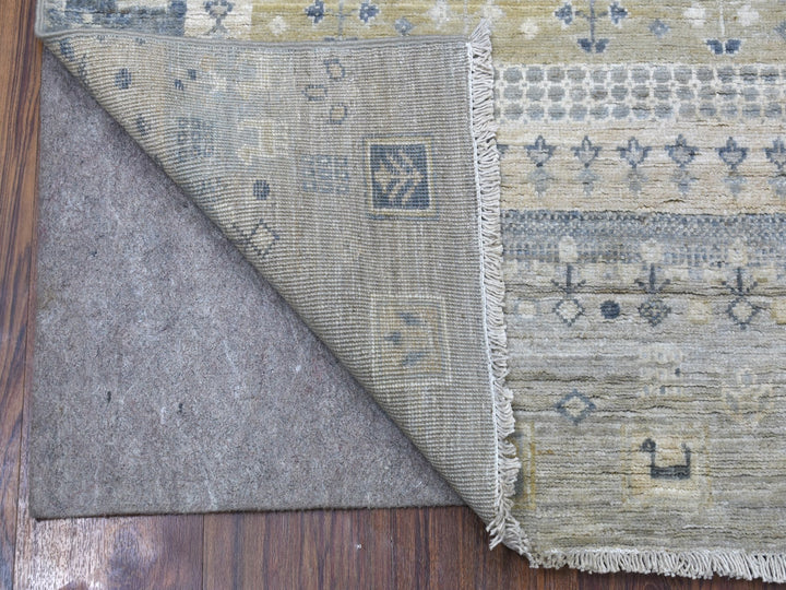 4'0" x 6'0" New Hand Knotted Brown Wool Rectangle Oriental Rug - MOA10256426