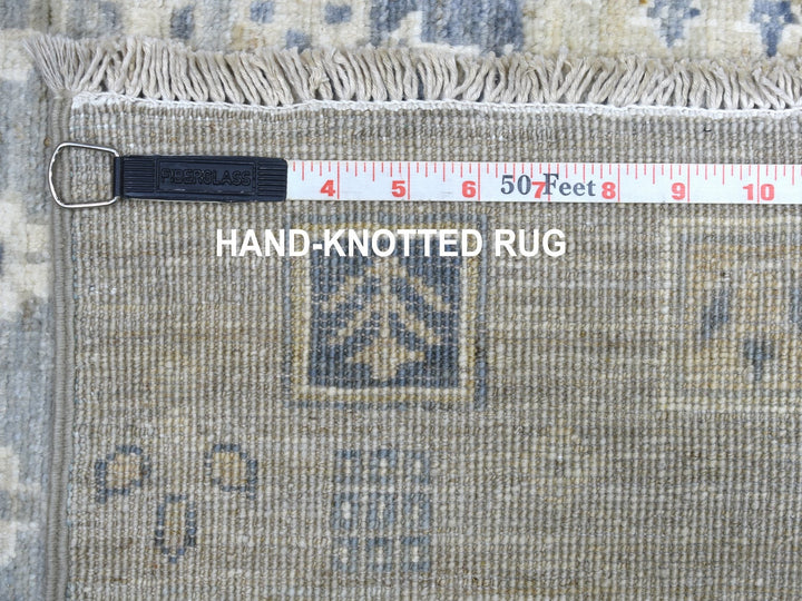 4'0" x 6'0" New Hand Knotted Brown Wool Rectangle Oriental Rug - MOA10256426