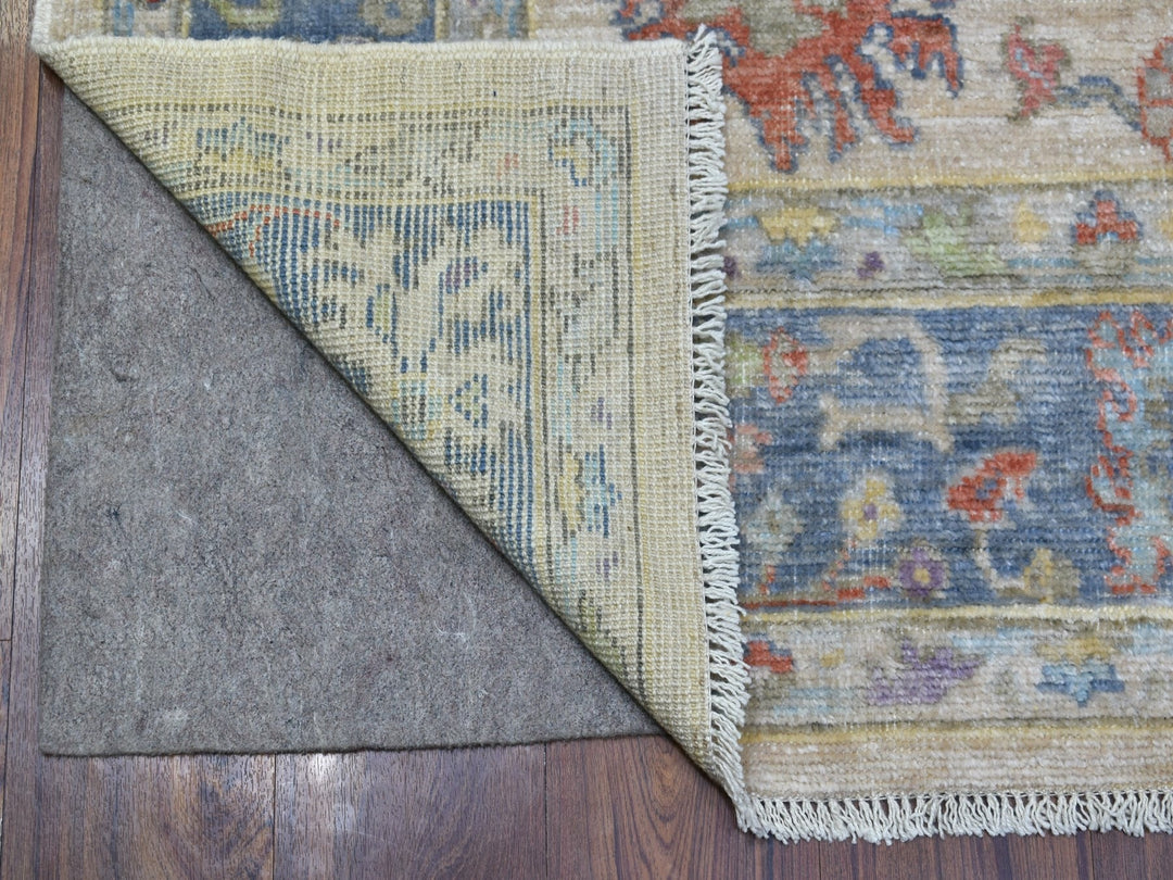 5'10" x 9'0" New Hand Knotted Brown Wool Rectangle Oriental Rug - MOA10256552