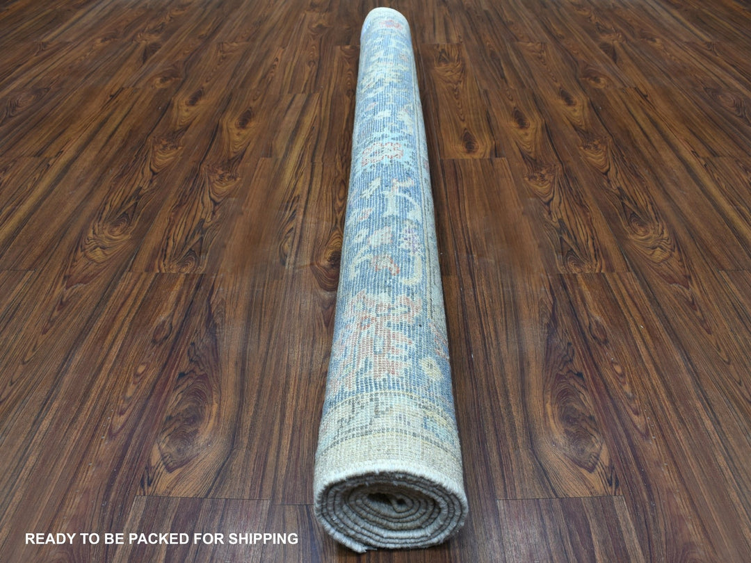 5'10" x 9'0" New Hand Knotted Brown Wool Rectangle Oriental Rug - MOA10256552