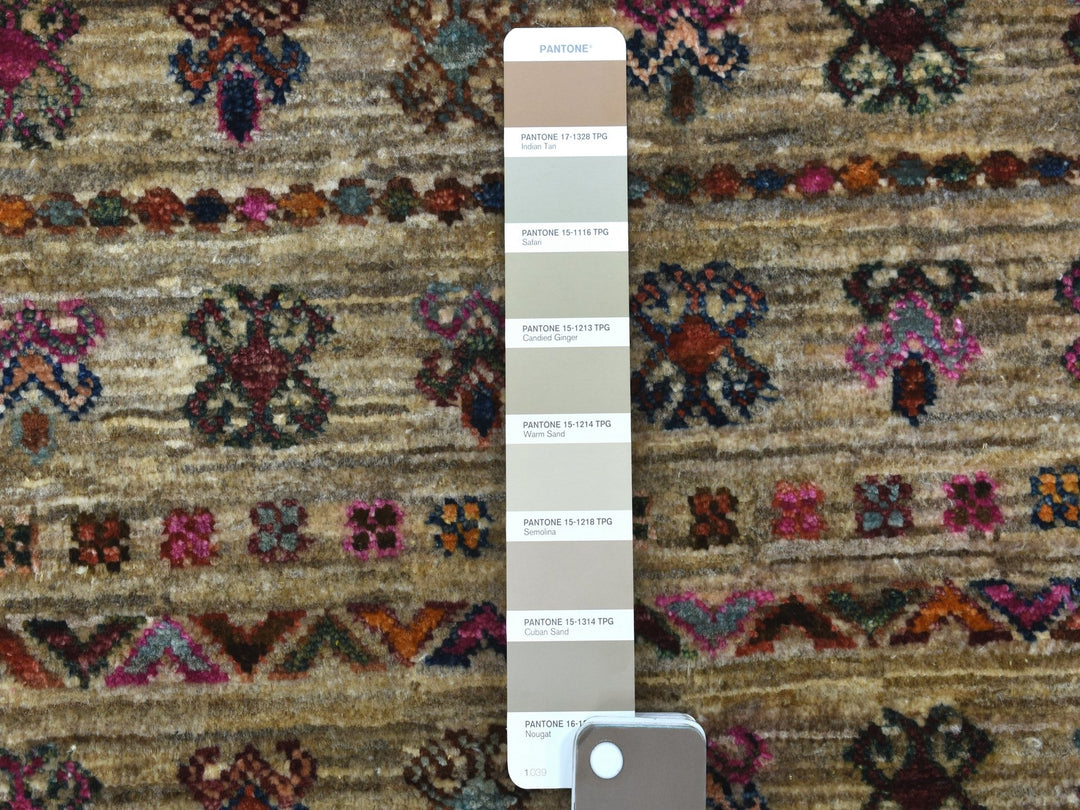 2'9" x 7'10" New Hand Knotted Beige Wool Runner Oriental Rug - MOA10256807
