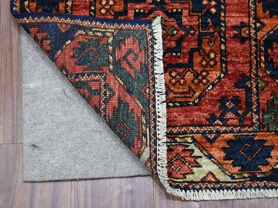 2'0" x 3'0" New Hand Knotted Red Wool Rectangle Oriental Rug - MOA10256961