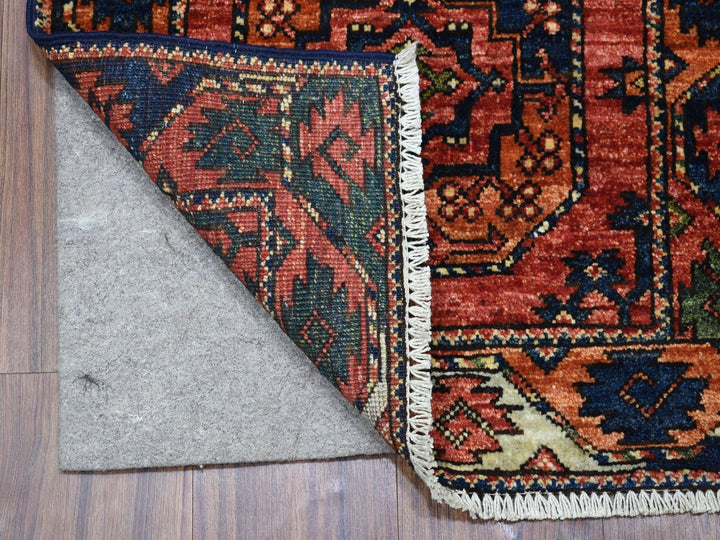 2'0" x 3'0" New Hand Knotted Red Wool Rectangle Oriental Rug - MOA10256961