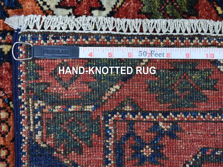 2'0" x 3'0" New Hand Knotted Red Wool Rectangle Oriental Rug - MOA10256961