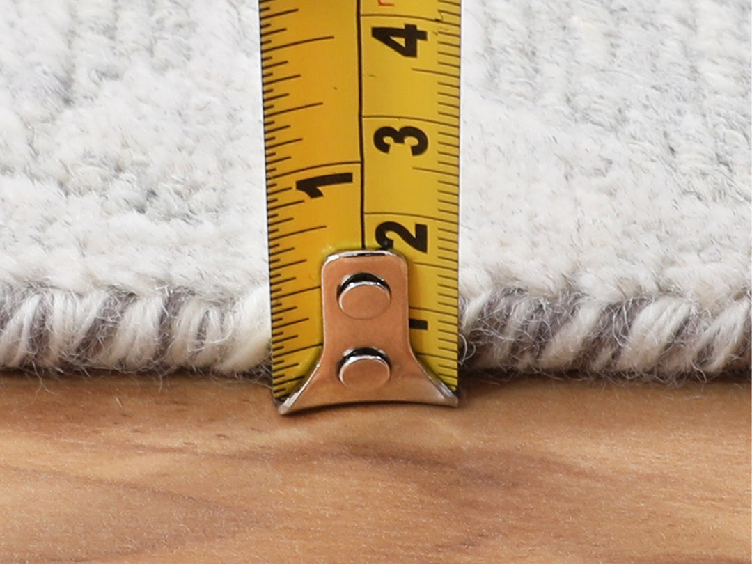 2'6" x 8'0" New Hand Knotted Grey Wool Runner Oriental Rug - MOA10258233