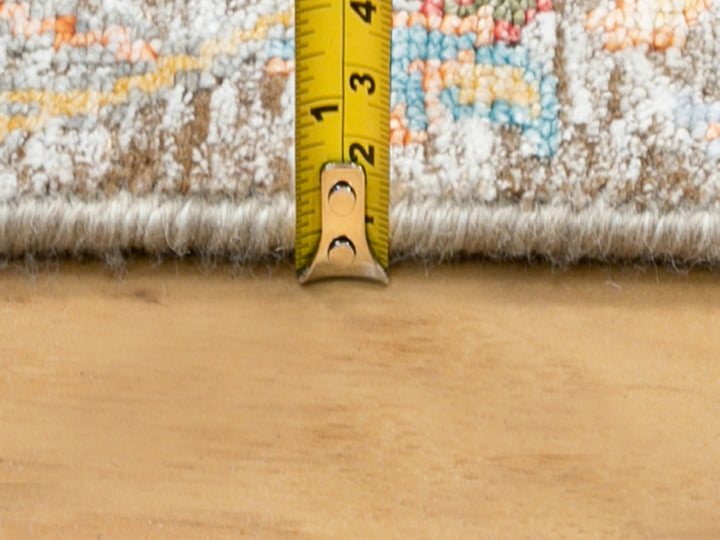 2'6" x 16'4" New Hand Knotted Ivory Wool & Silk Runner Oriental Rug - MOA10258966