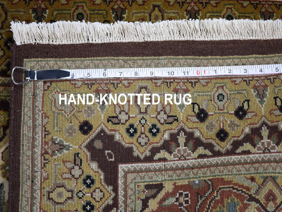2'7" x 12'0" New Hand Knotted Brown Wool Runner Oriental Rug - MOA10259201